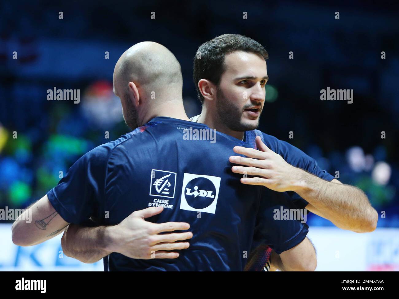 during the IHF Men's World Championship 2023, Final Handball match between  France and Denmark on January 29, 2023 at Tele2 Arena in Stockholm, Sweden  - Photo Laurent Lairys / DPPI Stock Photo - Alamy