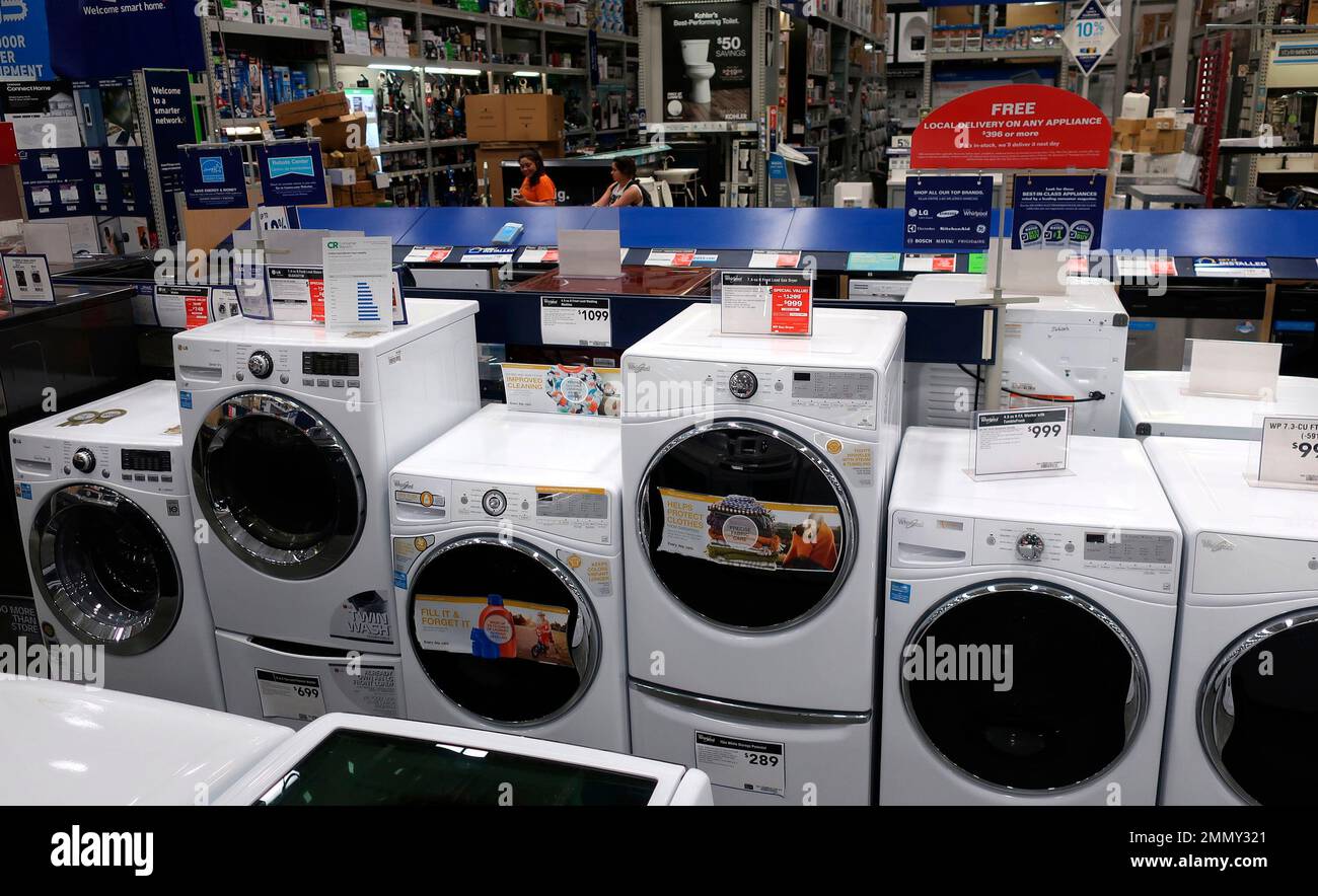 FILE This May 21 2018 file photo shows a row of washing