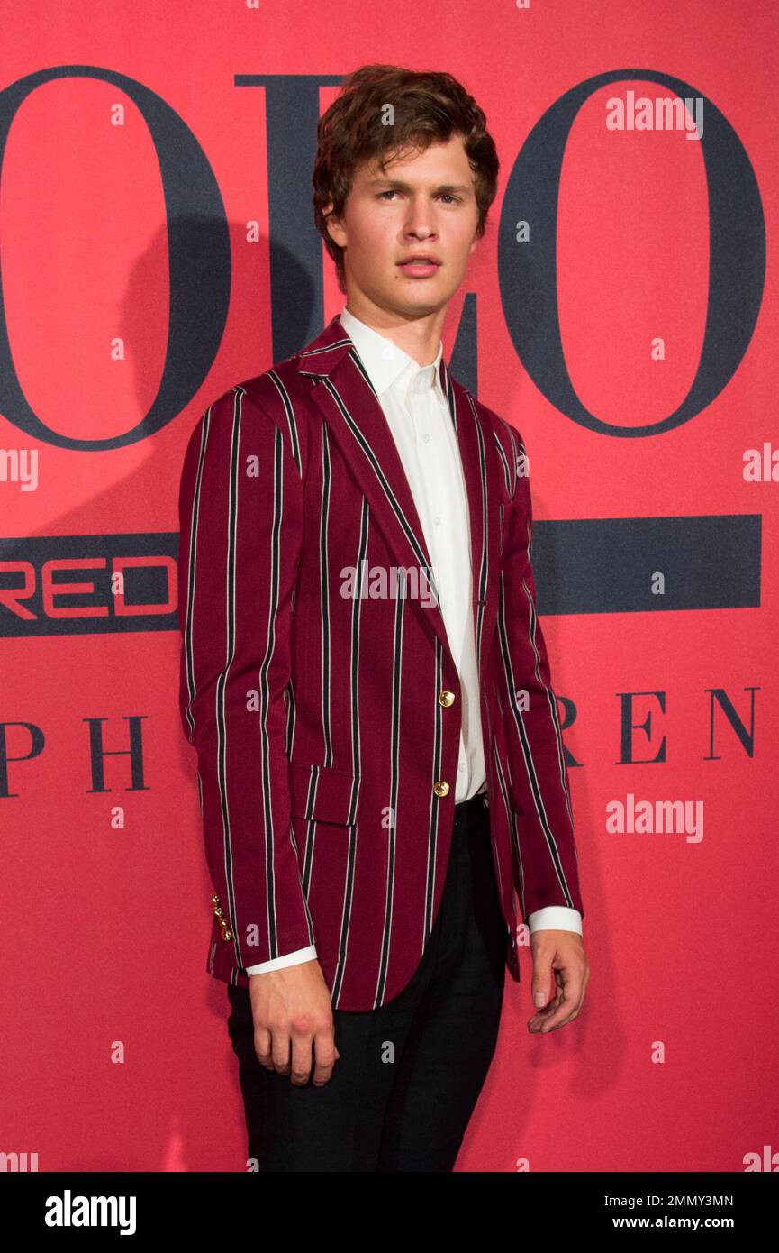 Ansel Elgort attends a Ralph Lauren Fragrances private event