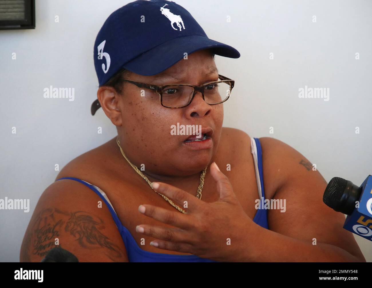 Alicia Grayson, mother of Nia Wilson who was fatally stabbed at a 