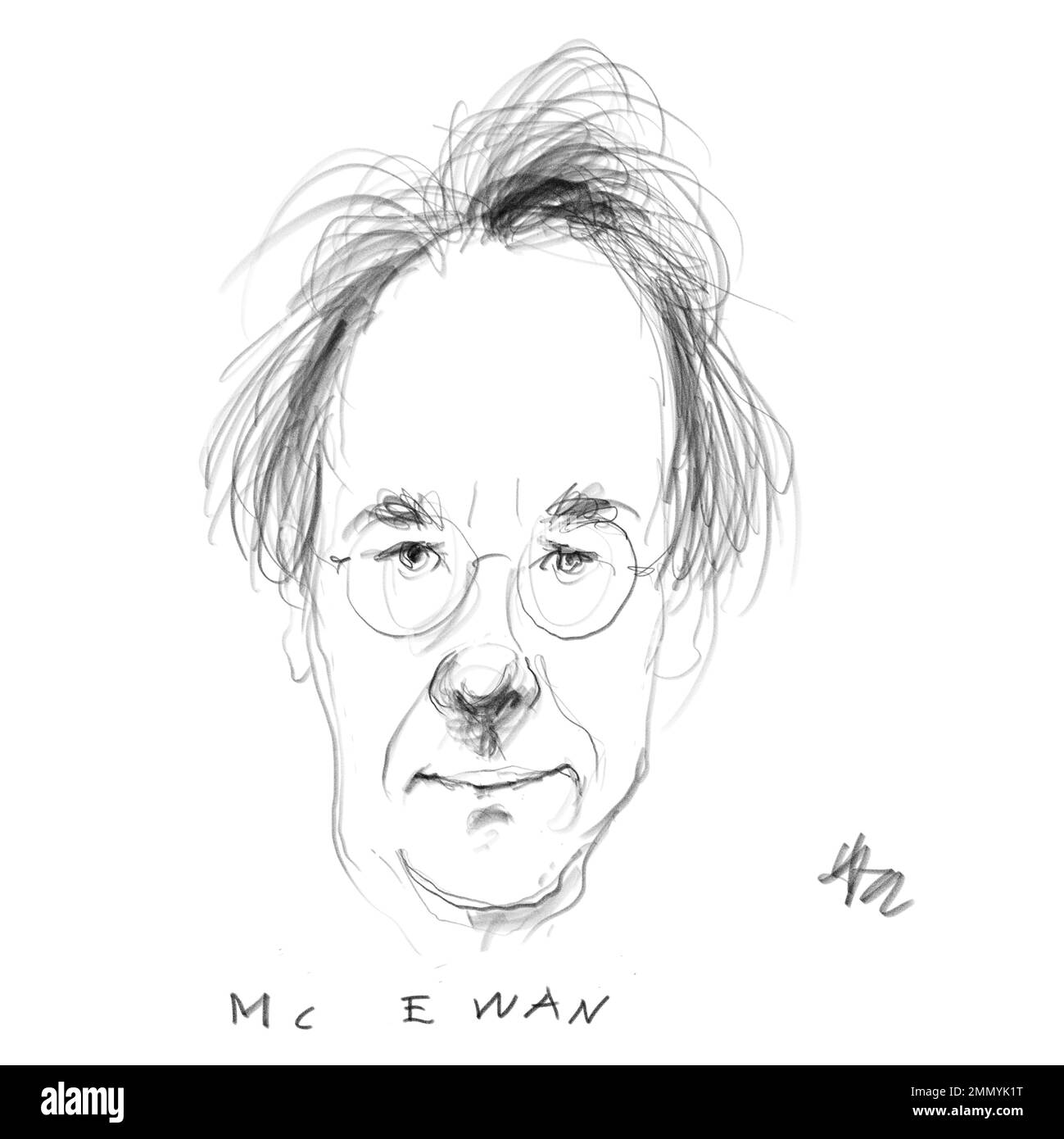 Ian mcewan character sketch hires stock photography and images Alamy