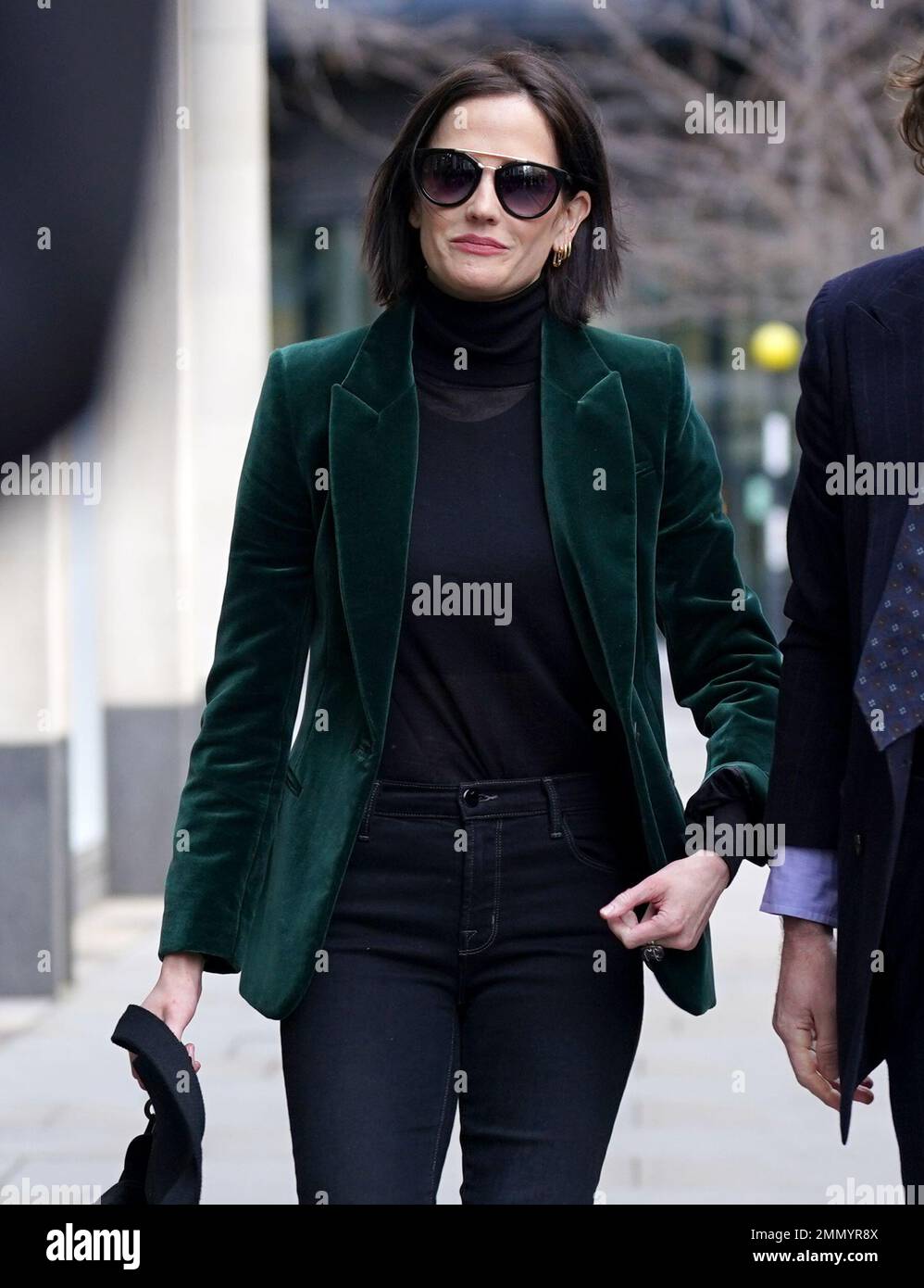 Eva Green arrives at the Rolls Building, London, for her High Court legal action over payment for a shuttered film project. The actress is suing production company White Lantern Films over the shuttered British film project A Patriot. Picture date: Monday January 30, 2023. Stock Photo