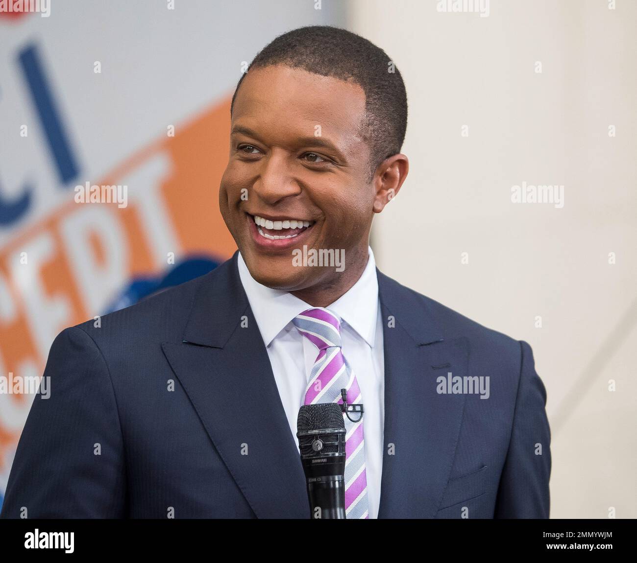 Craig Melvin appears on NBC's Today show at Rockefeller Plaza on Friday