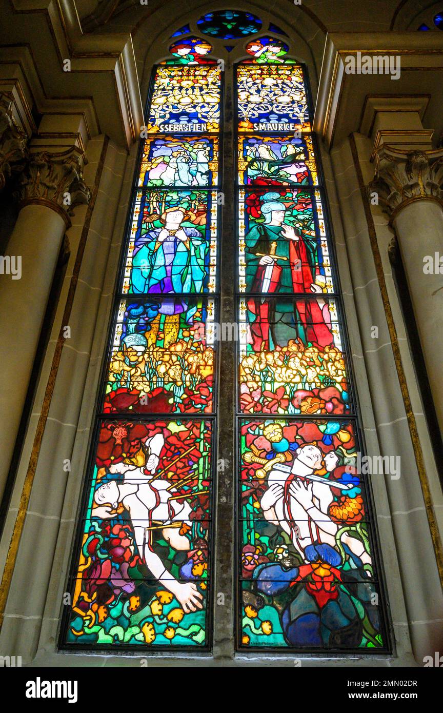 Switzerland, canton and city of Fribourg, SaintNicolas de Myra