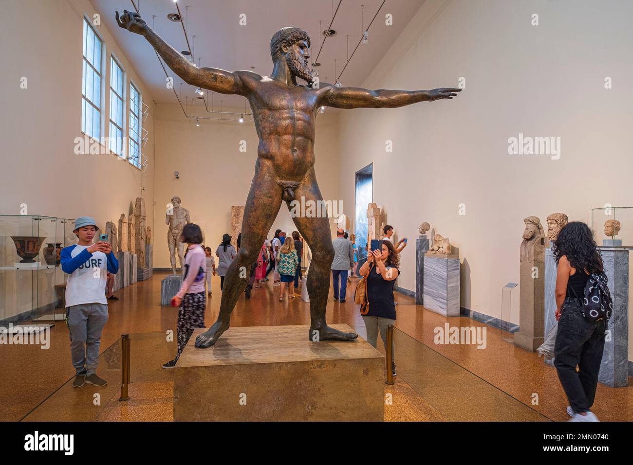Greece Athens National Archaeological Museum The God Of Cape Greece Athens National Archaeological Museum The God Of Cape