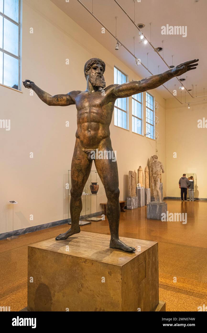 Greece Athens National Archaeological Museum The God Of Cape Greece Athens National Archaeological Museum The God Of Cape