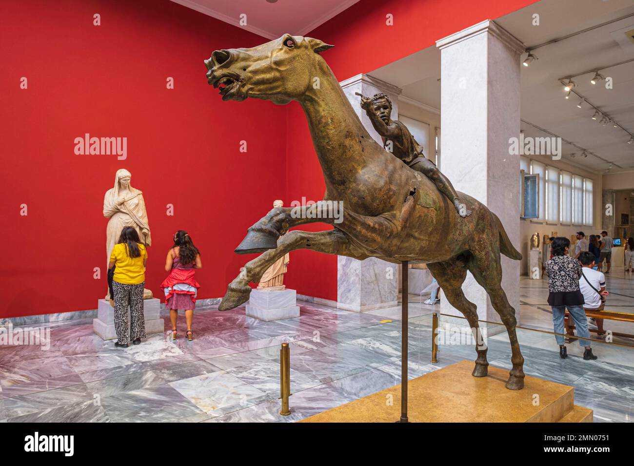 Greece, Athens, National Archaeological Museum, Jockey of Artemision
