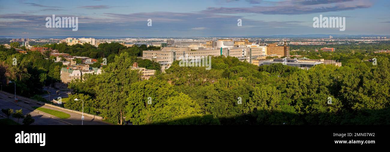 Canada, province of Quebec, Montreal, University of Montreal, HEC Montreal business school, panoramic view Stock Photo