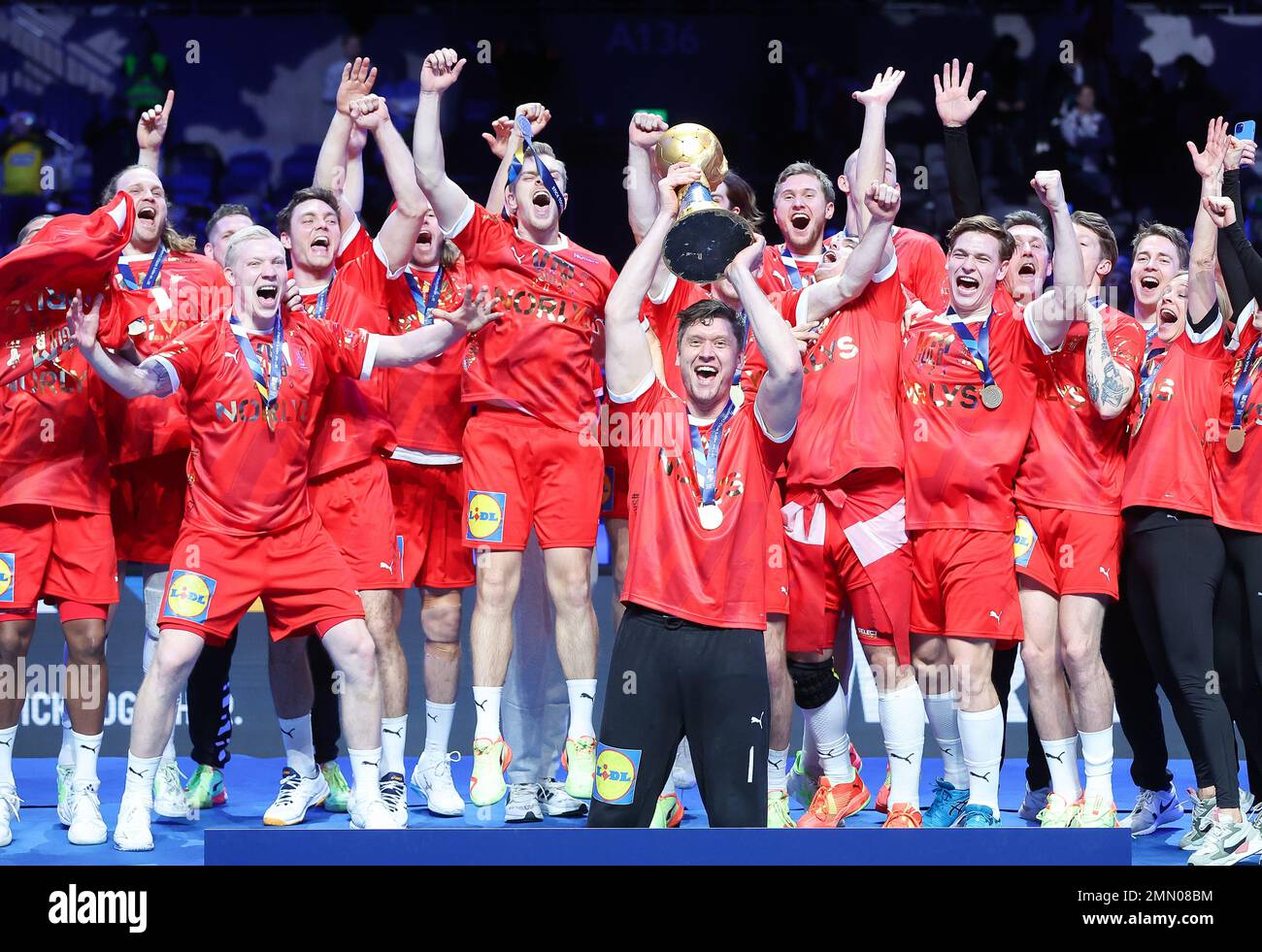 Stockholm, Sweden. 29th Jan, 2023. Handball World Cup, final France
