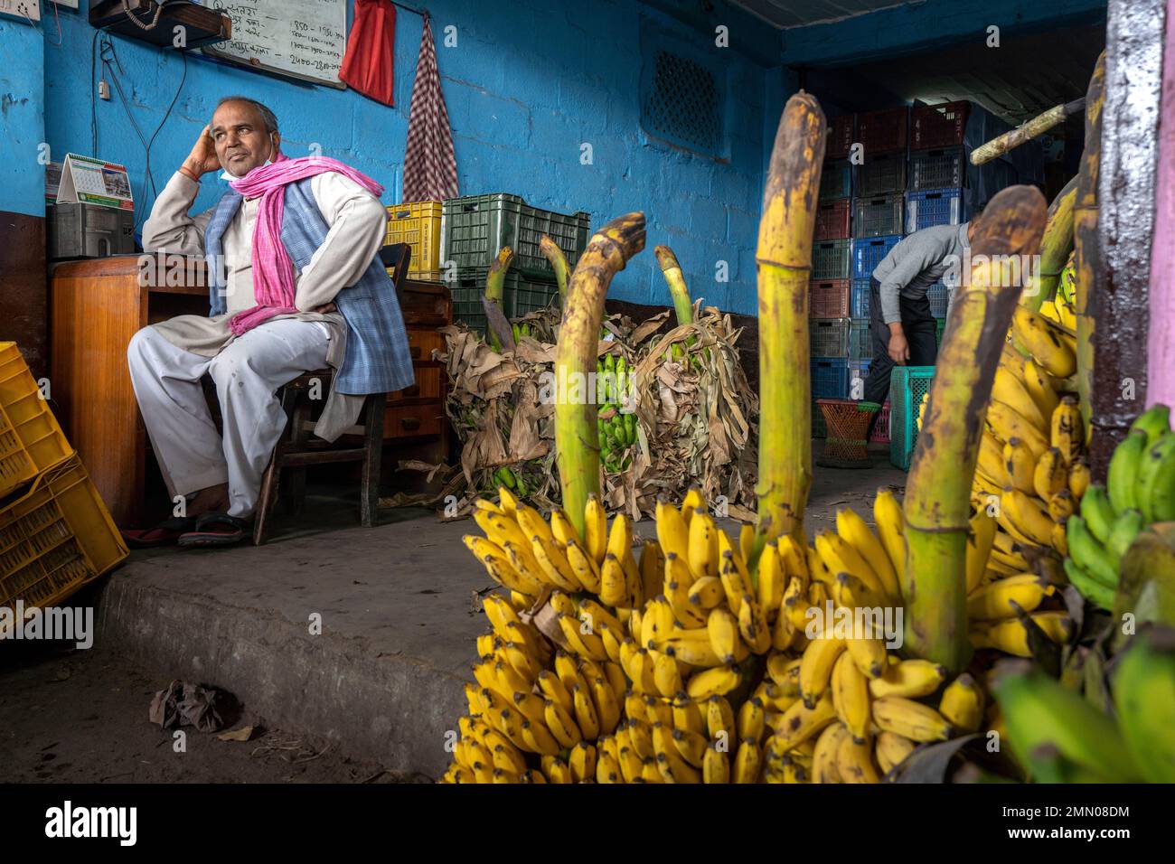 Nepal, Kathmandu, fruit market Stock Photo Alamy