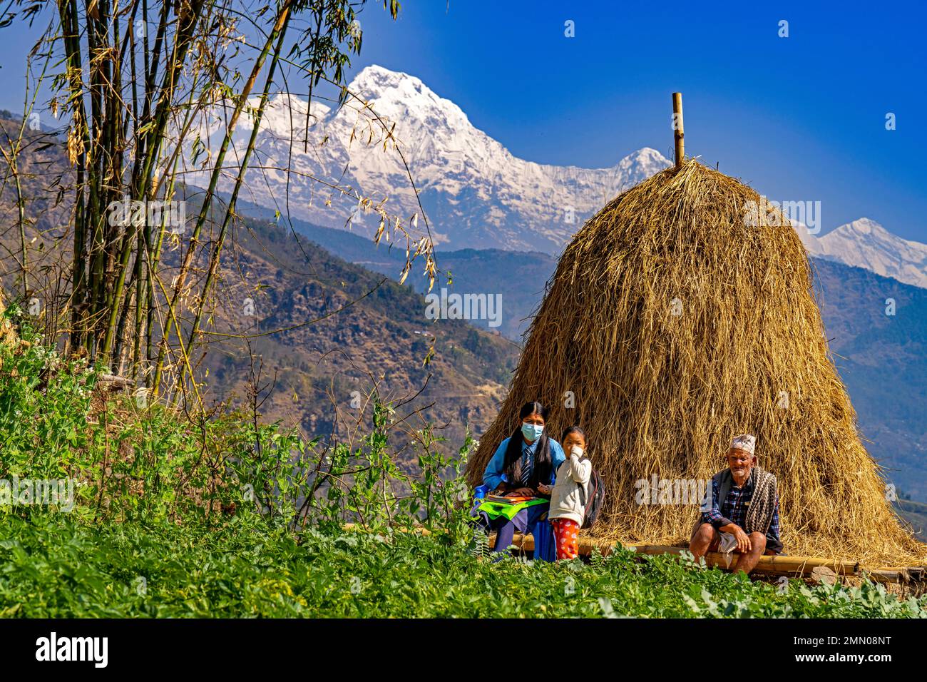 Nepal, Parbat district, Durlung Stock Photo Alamy