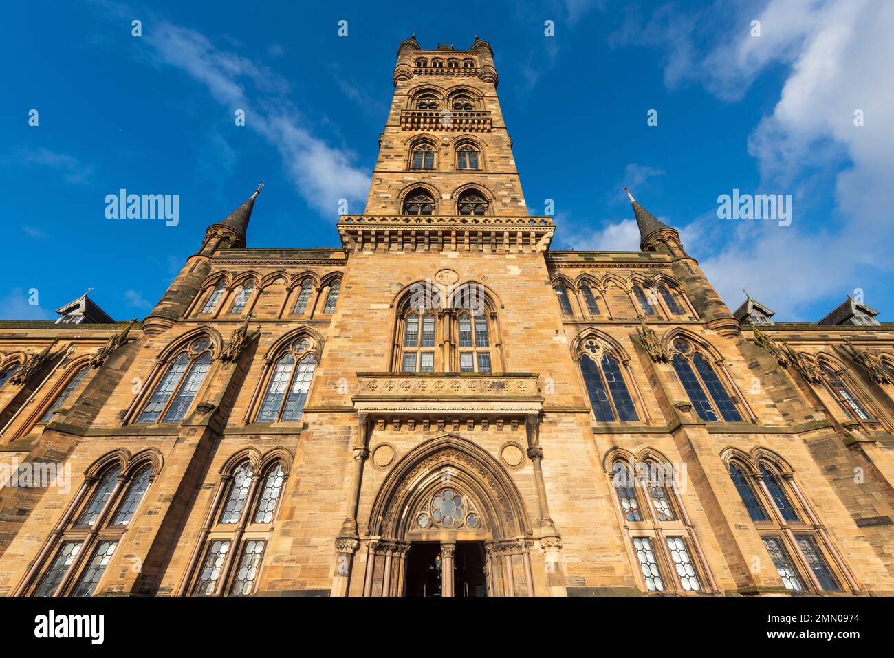 United Kingdom, Scotland, Glasgow, University of Glasgow Stock Photo