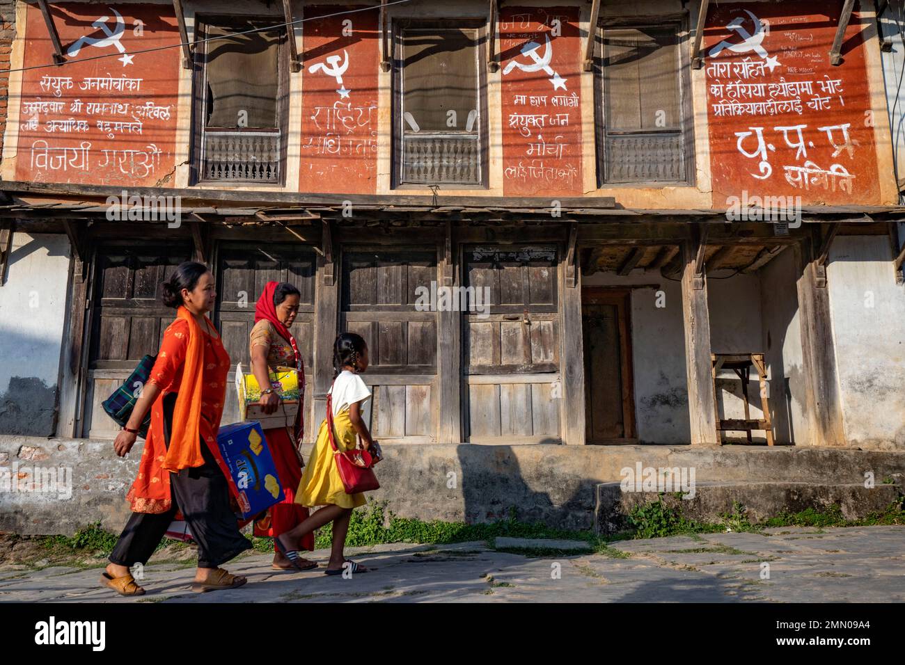 Nepal, Tanahu district, Bandipur Stock Photo