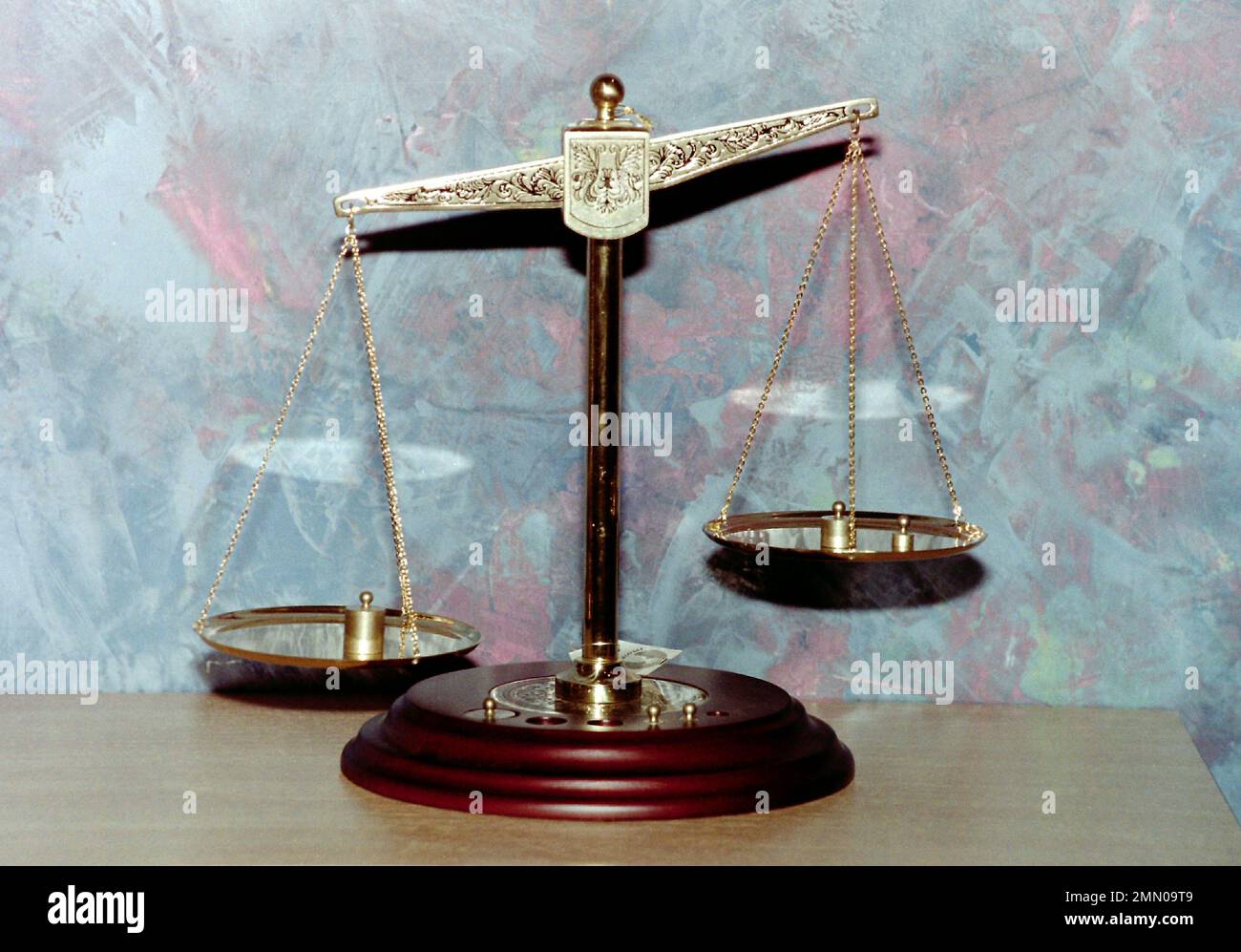 Hand lever antique scales Stock Photo Alamy