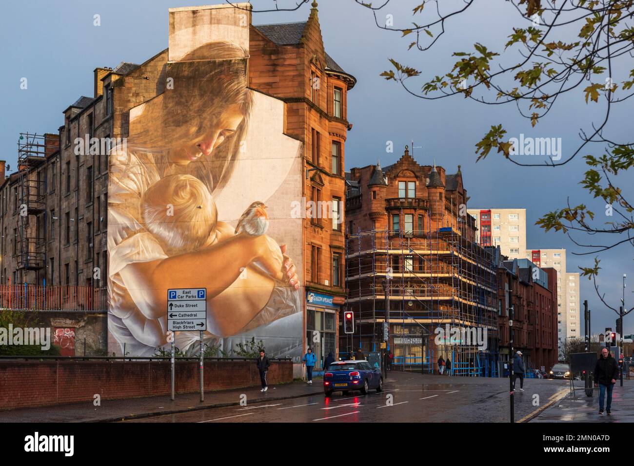 United Kingdom, Scotland, Glasgow, City Centre Mural Trail, mural