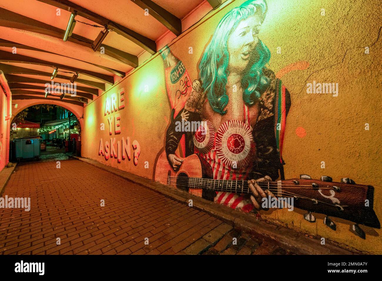 United Kingdom, Scotland, Glasgow, City Centre Mural Trail, mural