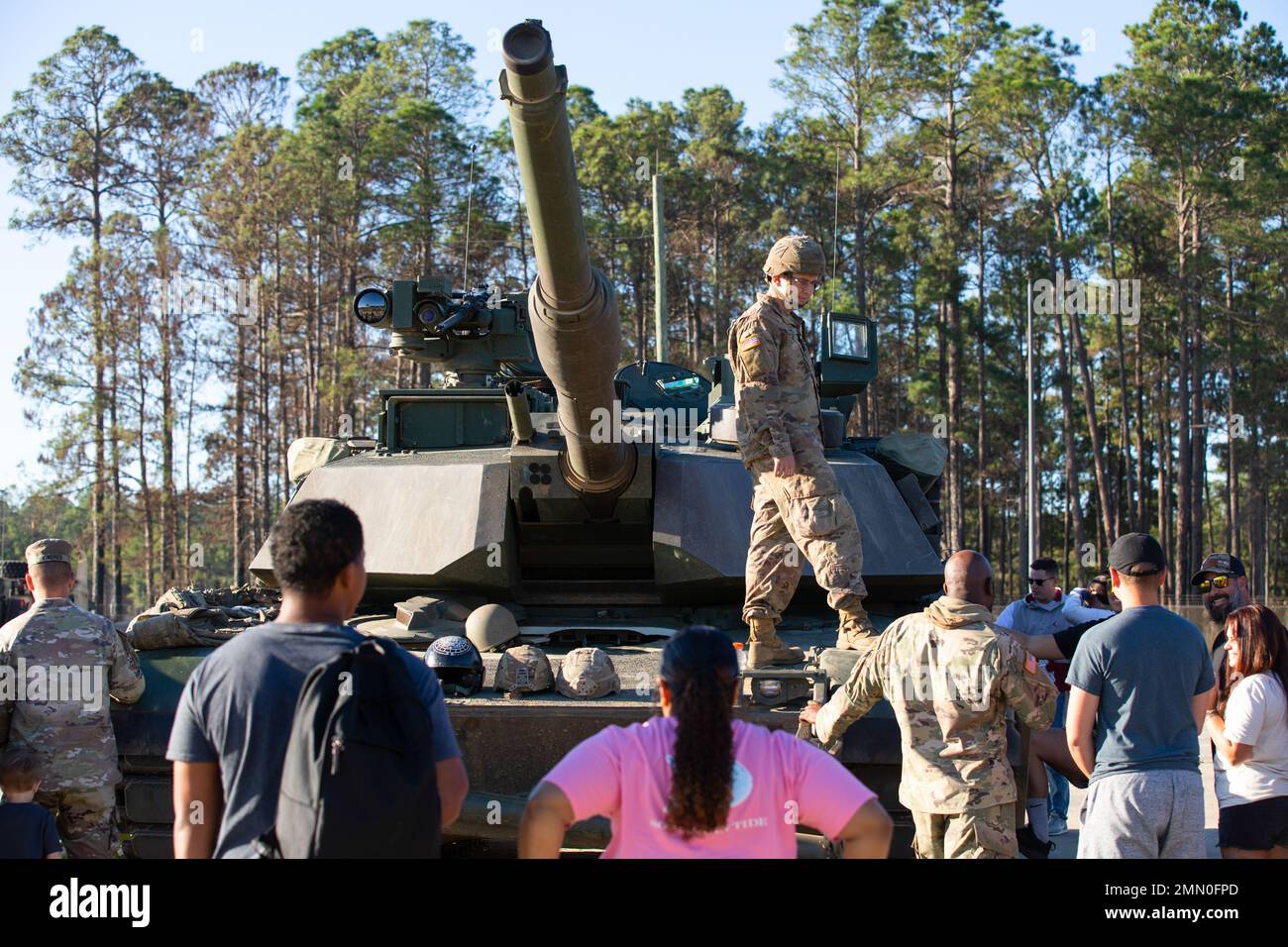Family members of U.S. Army Soldiers assigned to the "Hound Battalion," 3rd Battalion, 67th