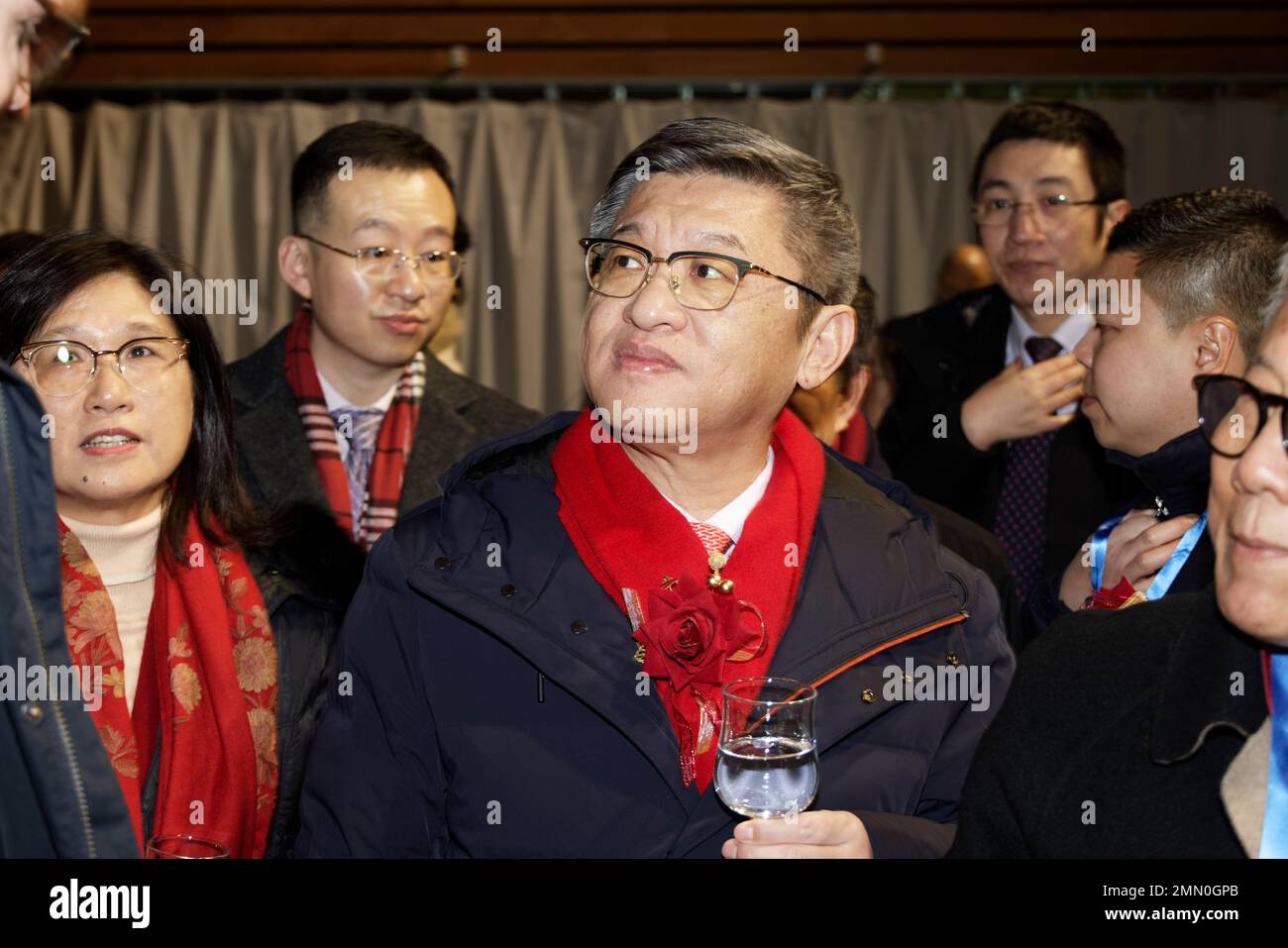 Paris, France. 29th Jan, 2023. Chen Dong attends the Chinese New Year ...