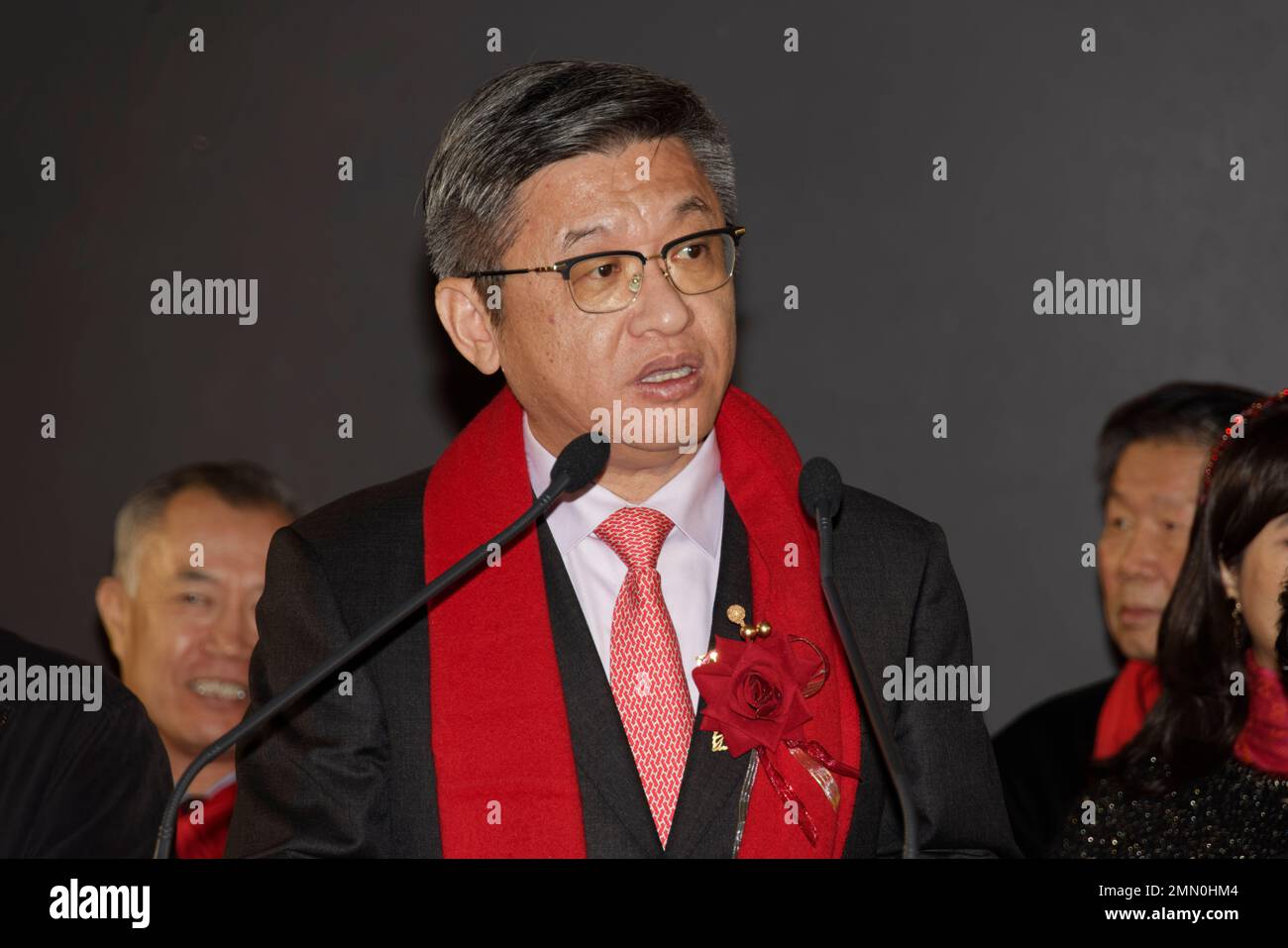 Paris, France. 29th Jan, 2023. Chen Dong attends the Chinese New Year ...
