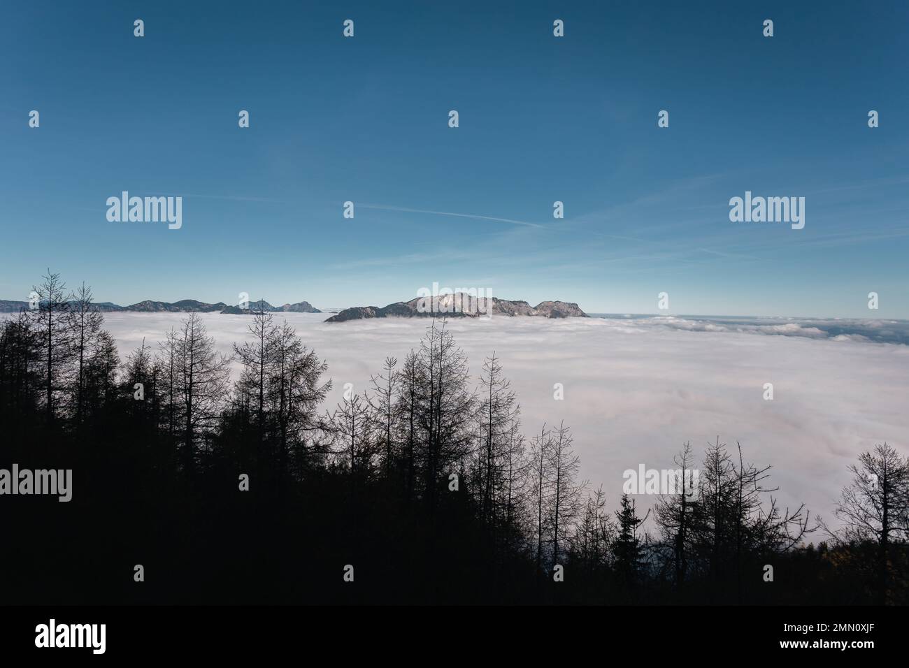 beautiful landscape with mountains and clouds Stock Photo - Alamy