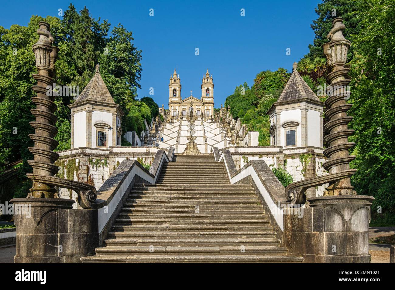 Portugal, Northern Region, Braga, sanctuary of Bom Jesus do Monte, a
