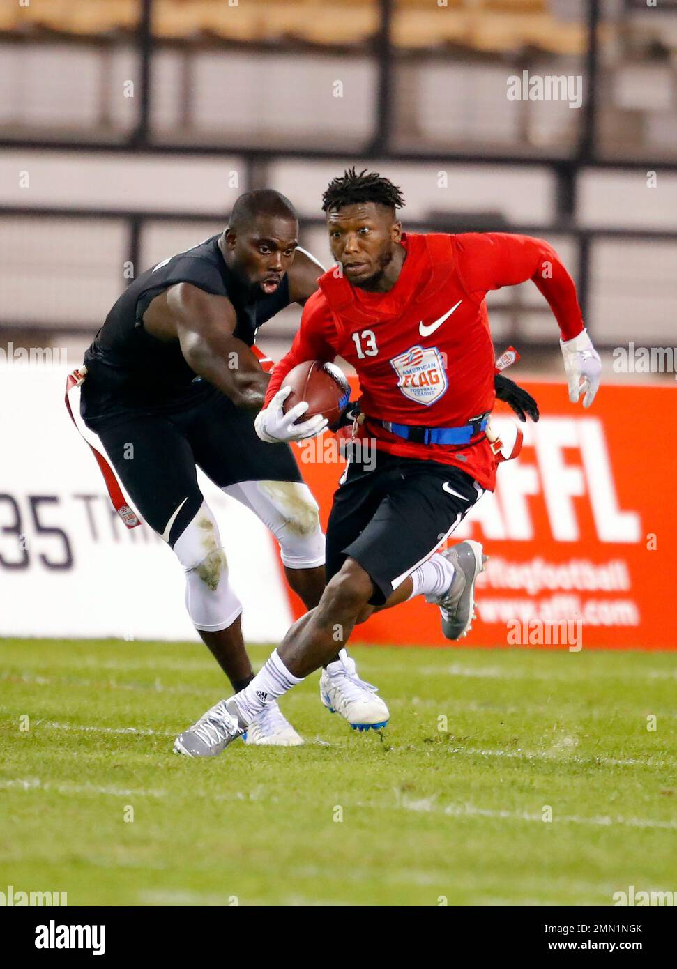 IMAGE DISTRIBUTED FOR THE AMERICAN FLAG FOOTBALL LEAGUE Holdat's Nate