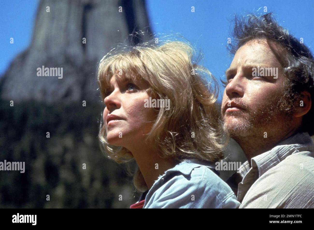 BRIEF ENCOUNTERS OF THE THIRD KIND 1977 Columbia Pictures film with Richard Dreyfus and  Teri Garr Stock Photo