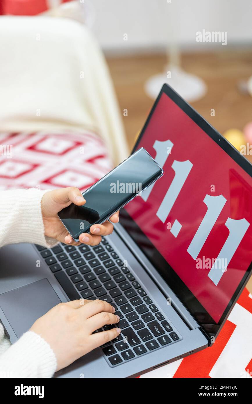 The use of mobile phones and laptops Stock Photo Alamy