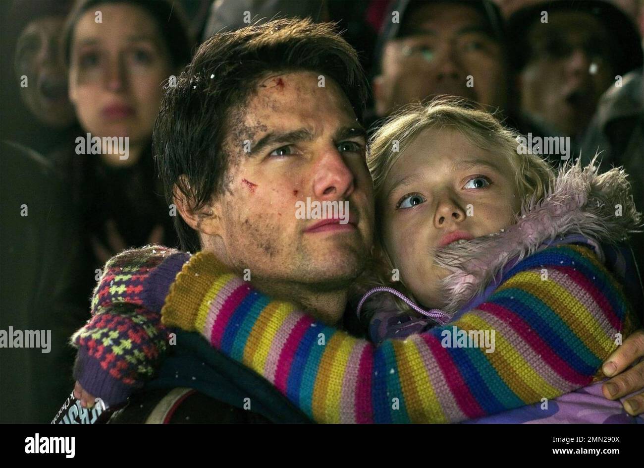 WAR OF THE WORLDS 2005 Paramount Pictures film with Tom Cruise and Dakota Fanning Stock Photo
