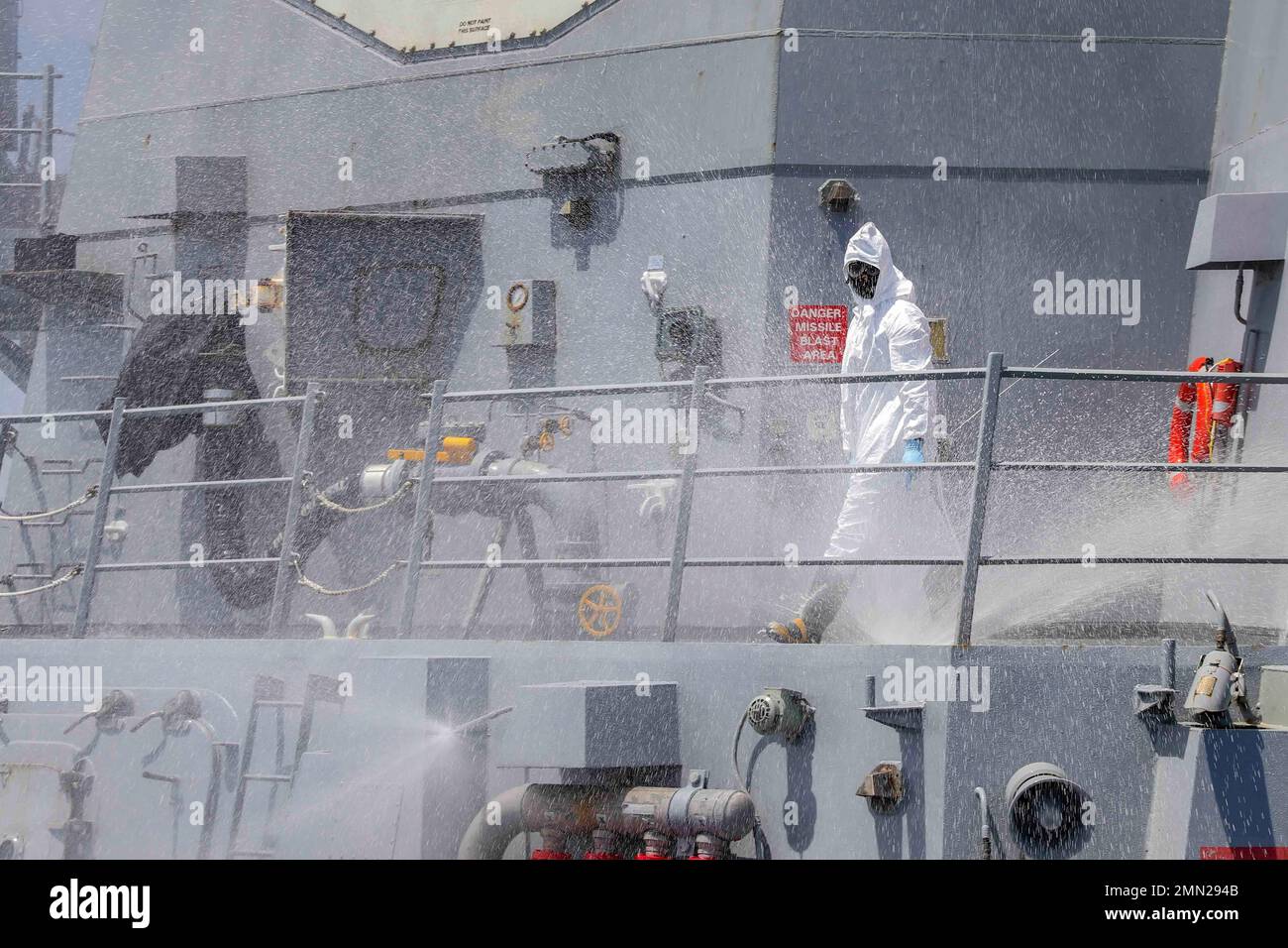 SOUTH CHINA SEA (Sept. 24, 2022) Sailors participate in a counter ...