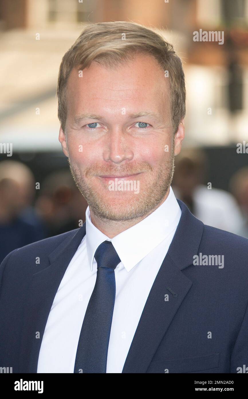 Christian Rubeck poses for photographers upon arrival at the UK ...