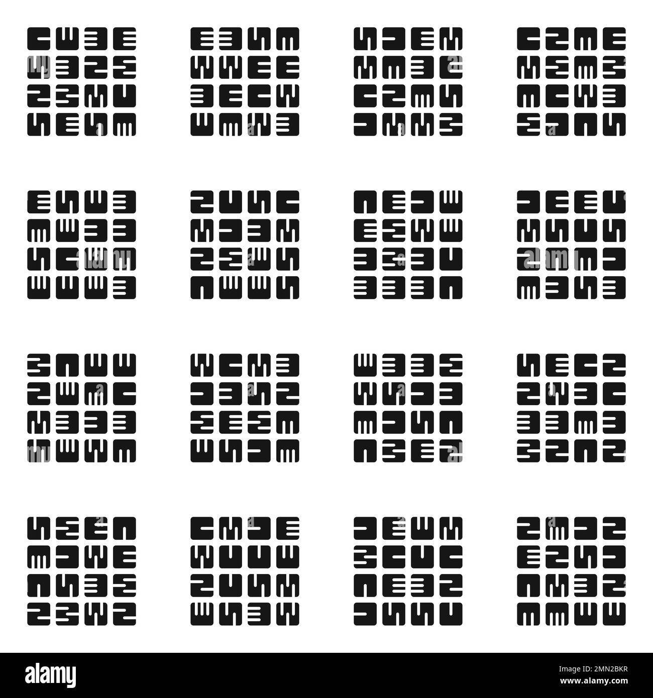 Asemic Glyph writing hieroglyph imitation generative illustration Stock ...