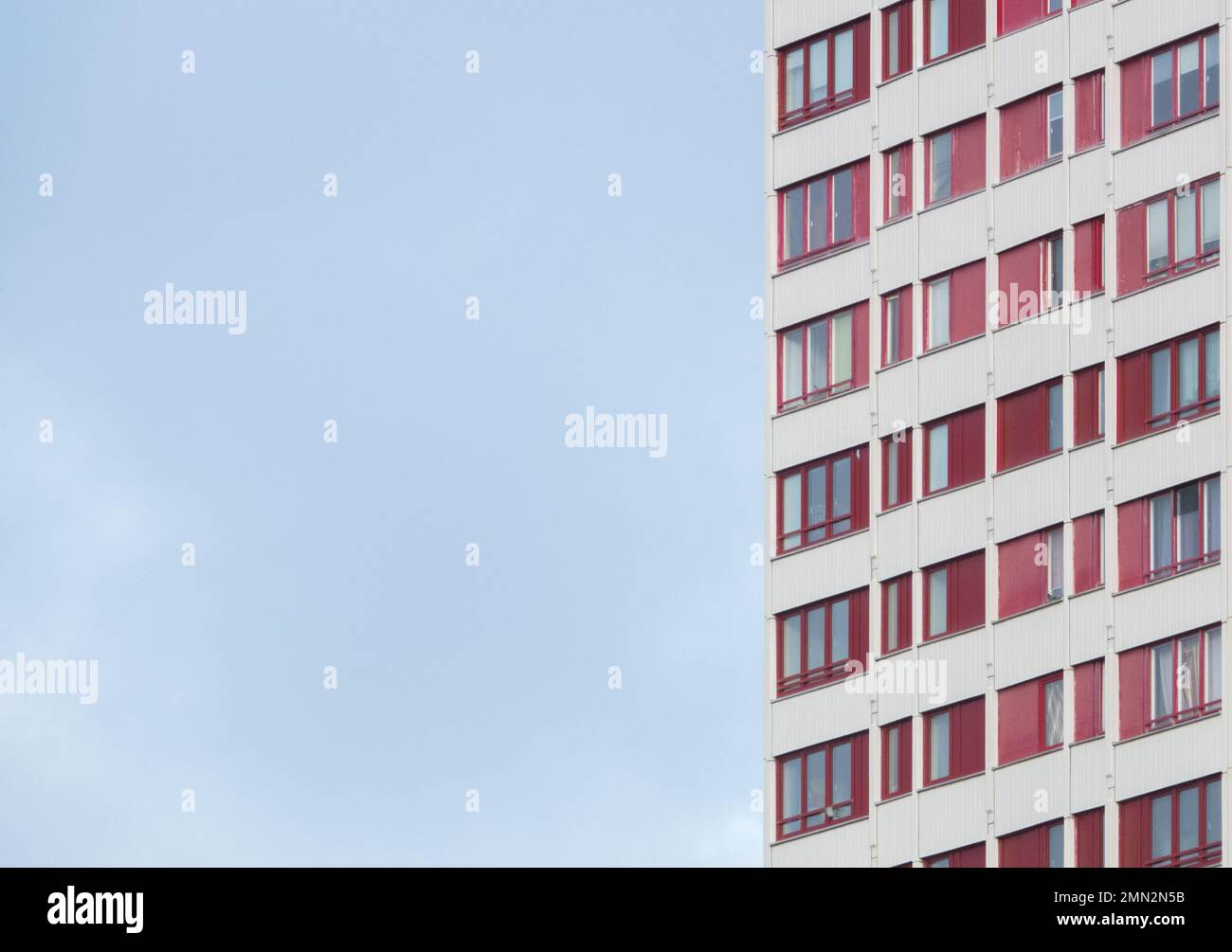 Hanover, Germany. 30th Jan, 2023. A highrise building with many