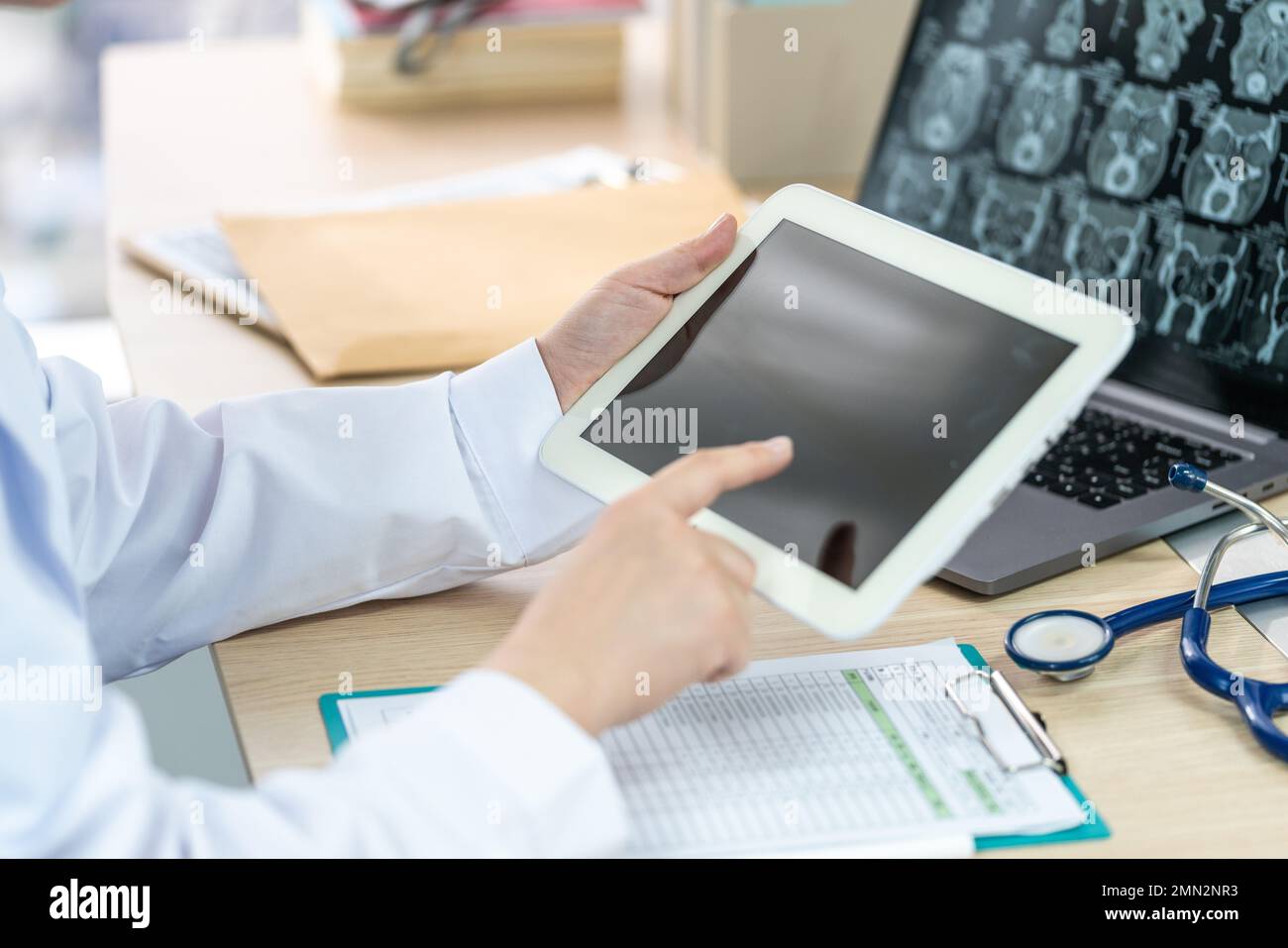 Tablets stethoscope on computer hi-res stock photography and images - Alamy