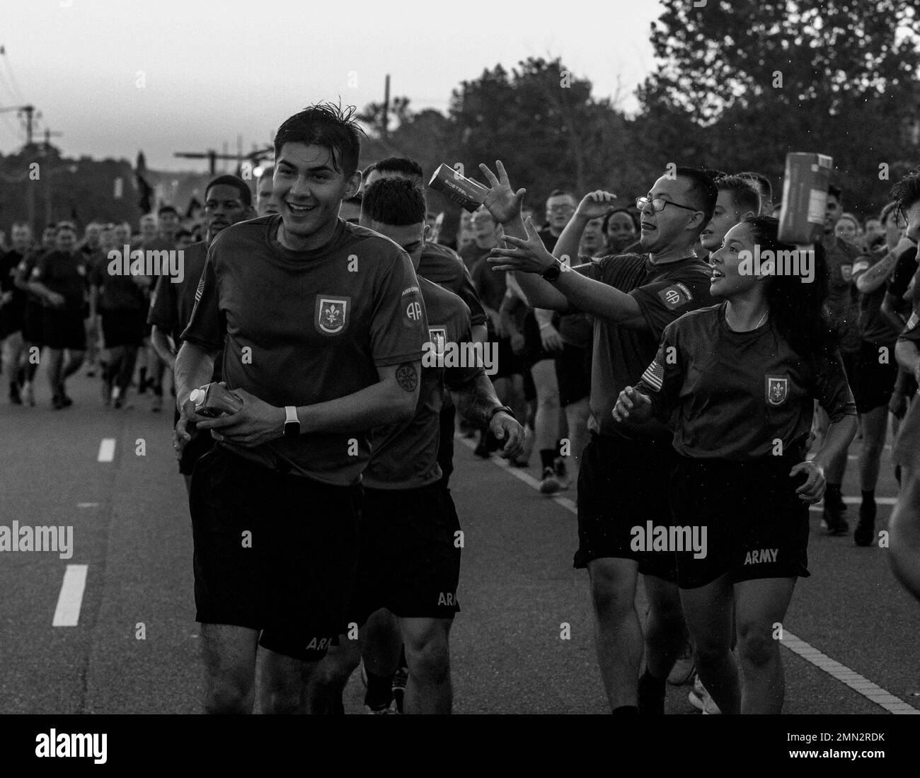 Paratroopers assigned to the 82nd Airborne Division begin All American