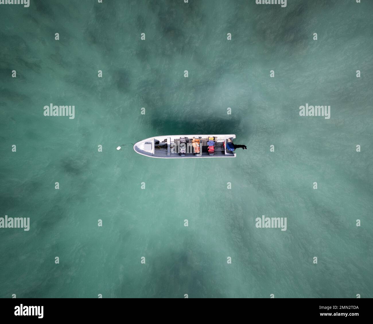 Aerial drone photo boat hi-res stock photography and images - Alamy