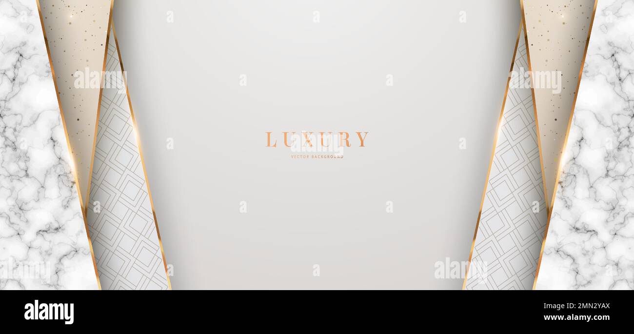 Luxury Vector Background. Abstract Premium Award Banner With Gold Lines ...