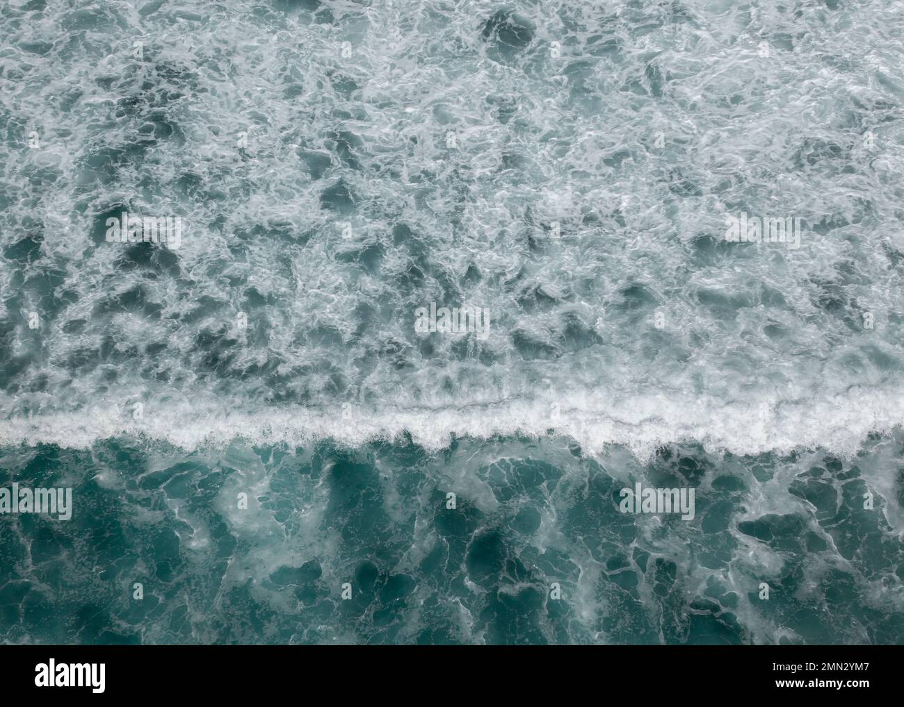 Topdown Wave Ocean Photo Stock Photo
