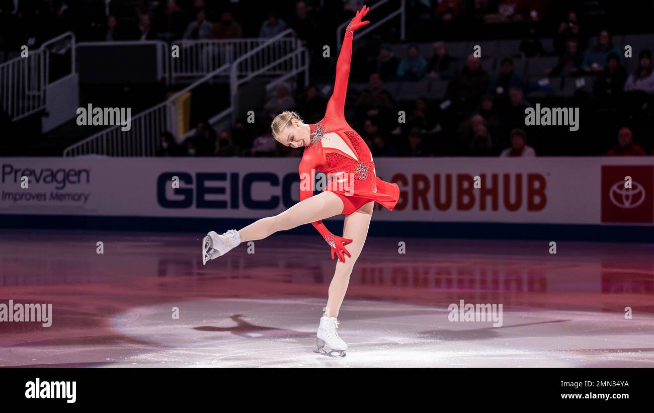Women's silver medalist Bradie Tennell gave an entertaining performance