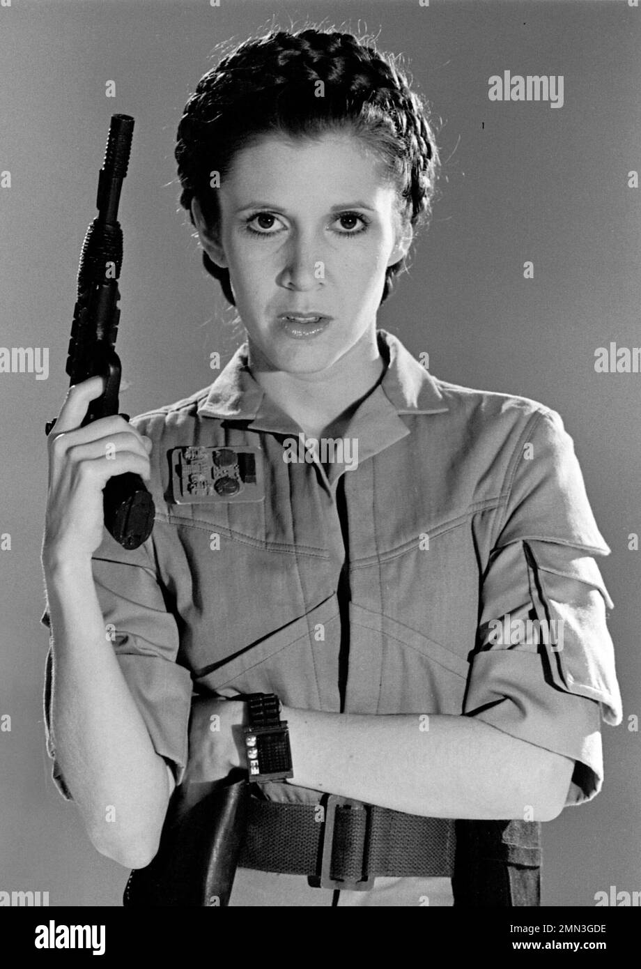 CARRIE FISHER in STAR WARS: EPISODE VI-RETURN OF THE JEDI (1983), directed by RICHARD MARQUAND. Credit: LUCASFILM/20TH CENTURY FOX / Album Stock Photo