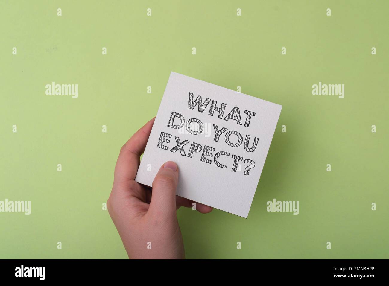 Expect Text Expectation management hi-res stock photography and images - Alamy