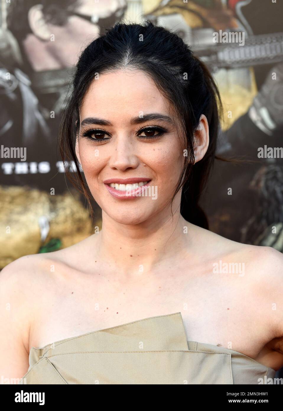 Actress Edy Ganem poses at the premiere of the film "Sicario: Day of