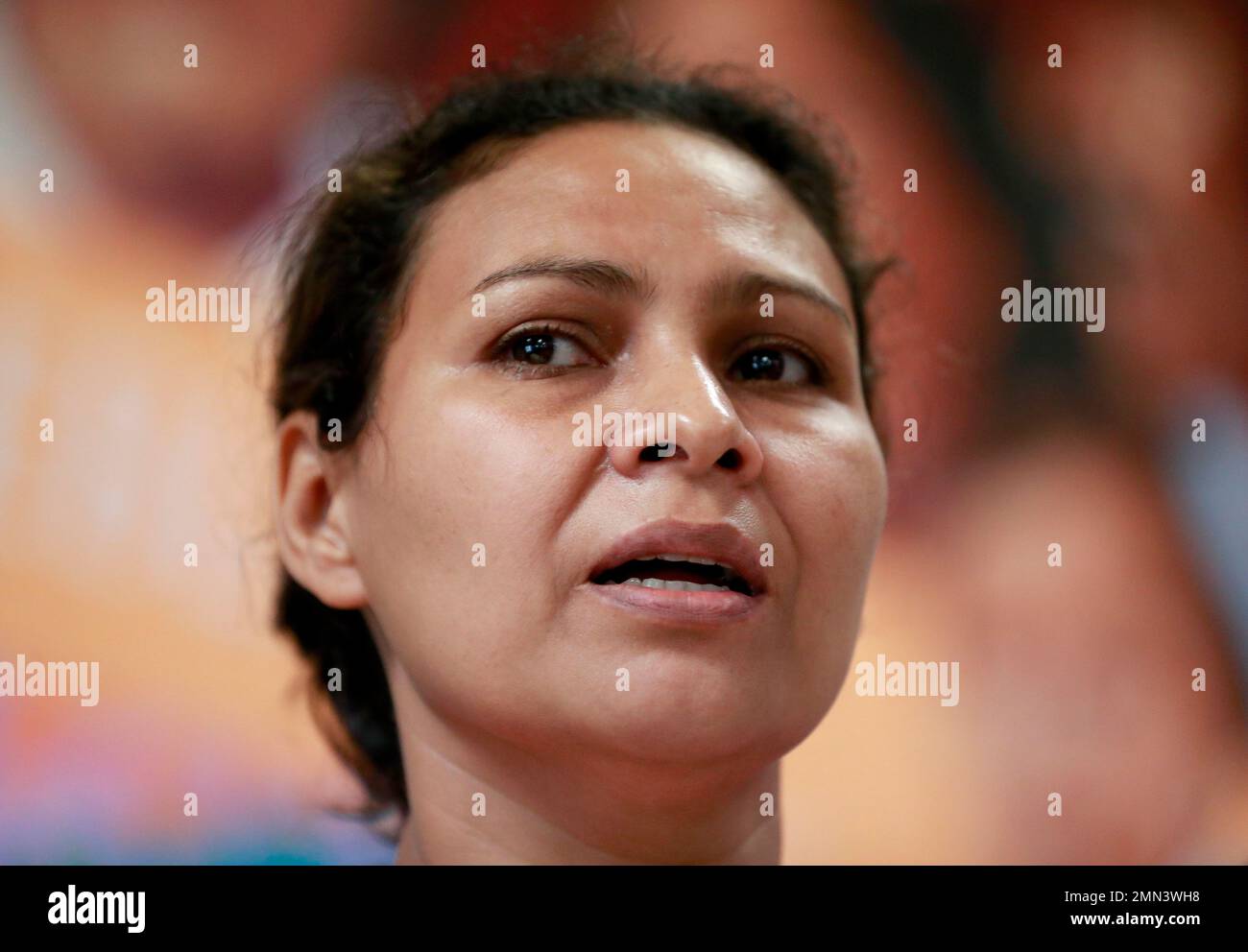 Iris, from Honduras, recounts her separation from her child at the