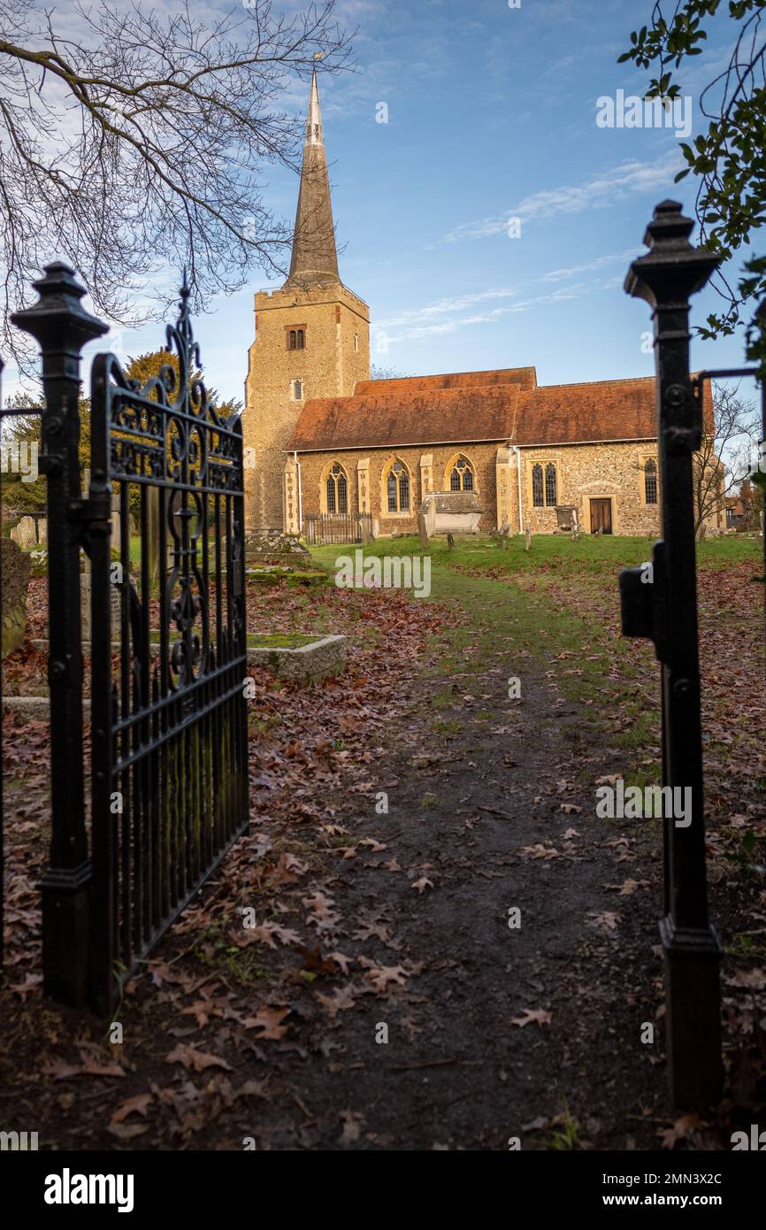 St John The Baptist Church, Danbury Stock Photo Alamy
