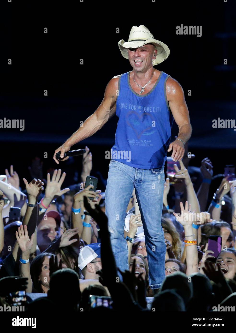 Kenny Chesney performs during the Trip Around the Sun Tour at Chase