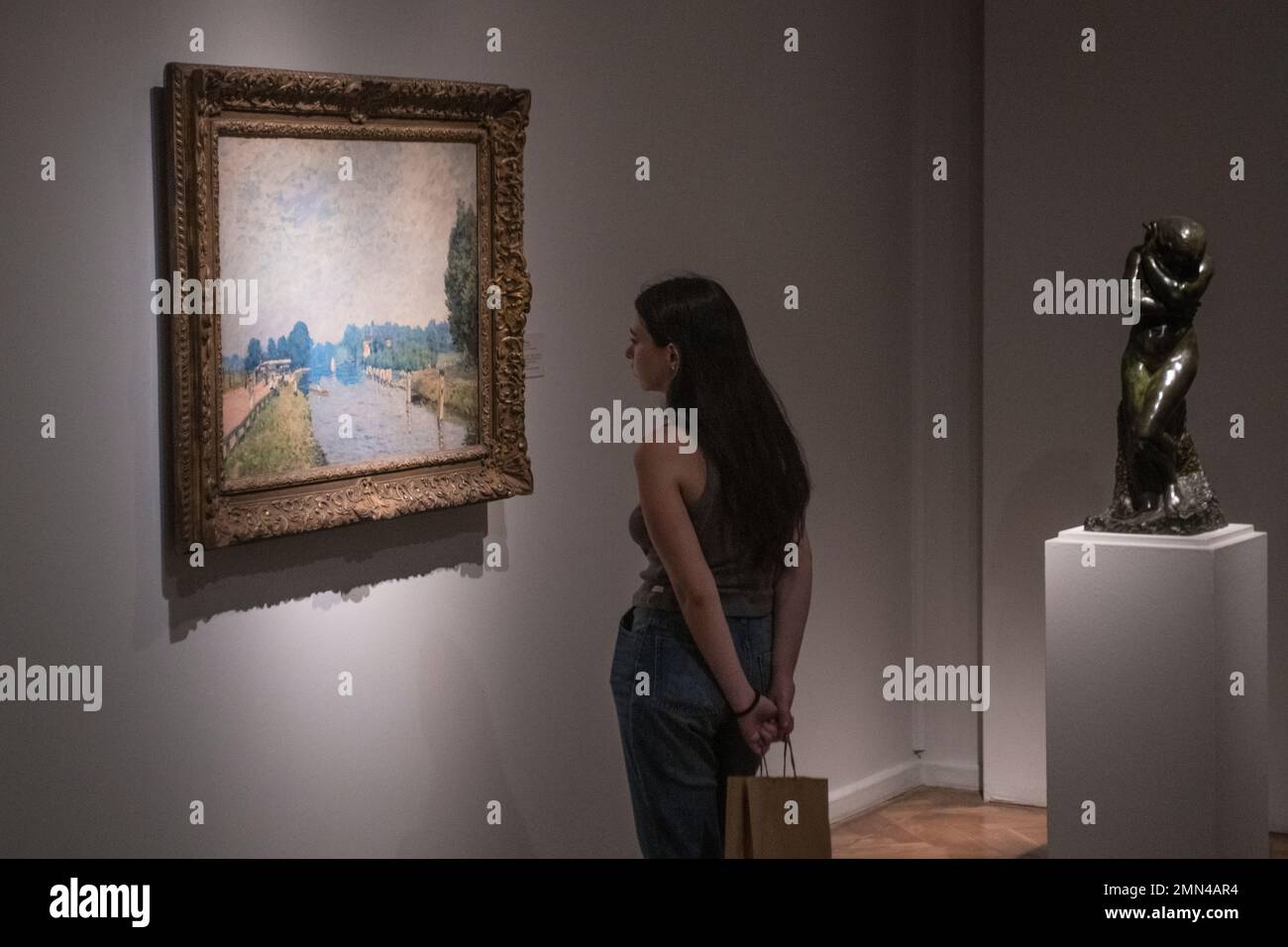 French impressionism. Museo Nacional de Bellas Artes, Buenos Aires, Argentina Stock Photo