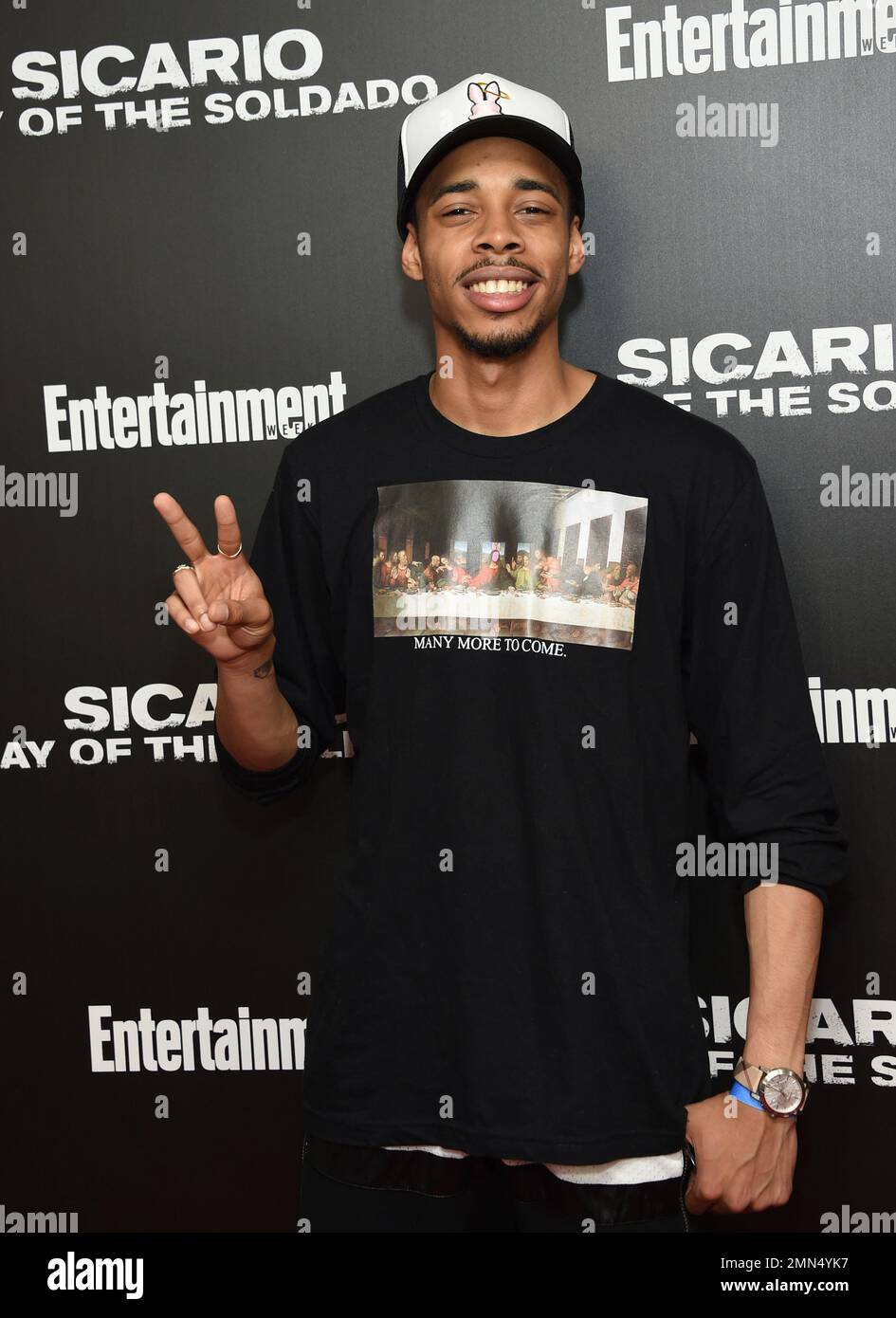 Rapper Easter Sunday attends a special screening of Columbia Pictures ...