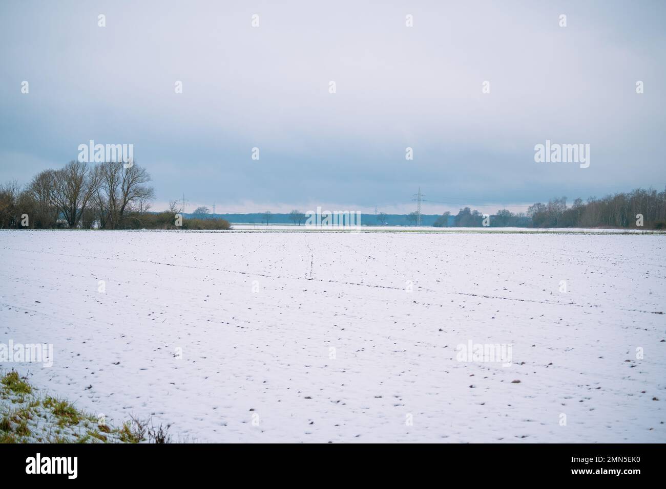 Beautiful winter landscape Stock Photo