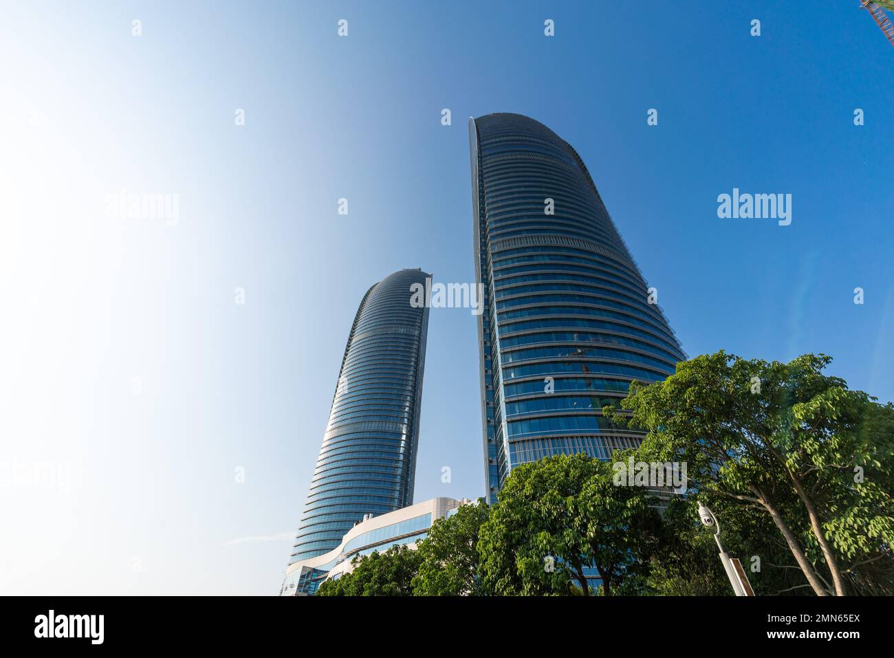 Xiamen shimao channel building Stock Photo