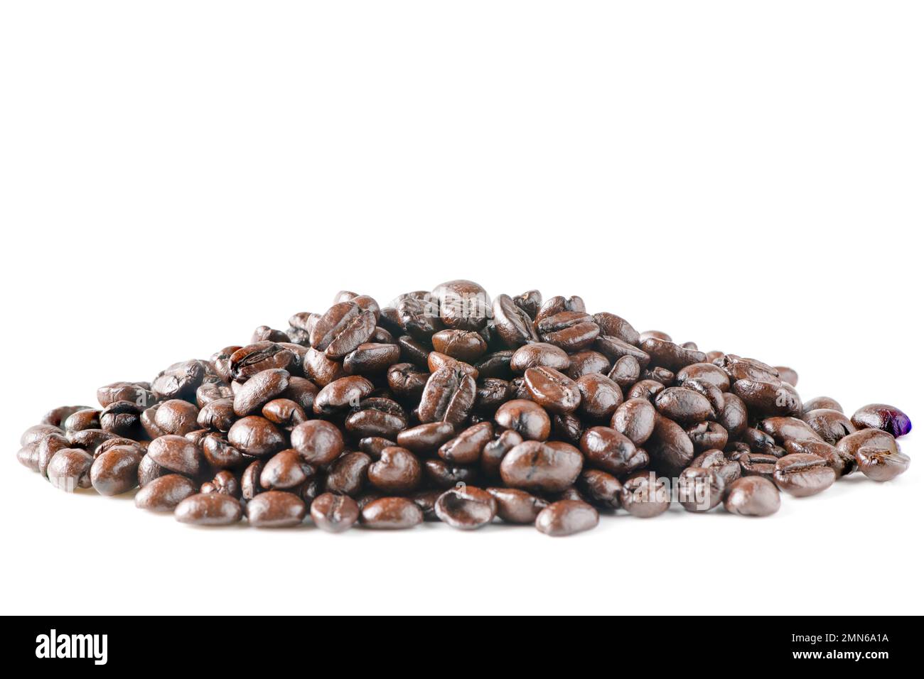 Coffee Beans isolated on white background area for copy space. beverage ...